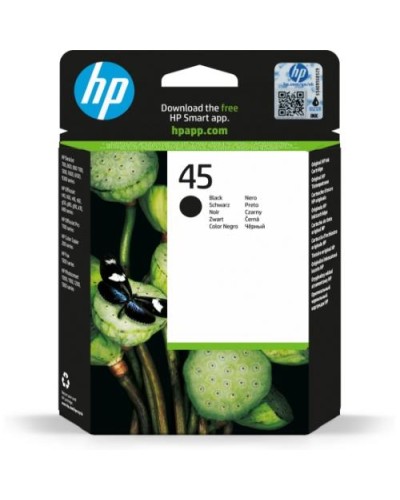 HP 51645AE N.45 Black Ink Cartridge for DJ1100c DJ820 DJ850 DJ855 DJ870