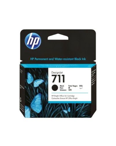 HP CZ133A No. 711 Black 80ML Ink Cartridge for T120 T520