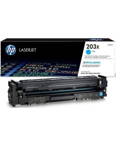 HP CF541X 203X Cyan Toner 2,500 Pages for LaserJet M254NW M254DW M280NW M281FDN M281FDW