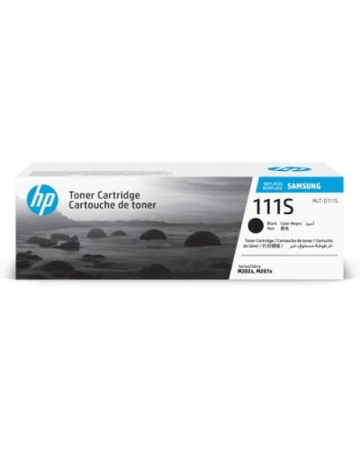 HP SAMSUNG MLT-D111S/ELS Black Toner Cartridge 1,000 Pages for SL-M2022 SL-M2022W SL-M2070 SL-M2070F SL-M2070FW SL-M2026 SL-M202