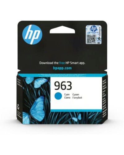 HP 3JA23AE N.963 Cyan Ink Cartridge for HP OJ-9010 Series