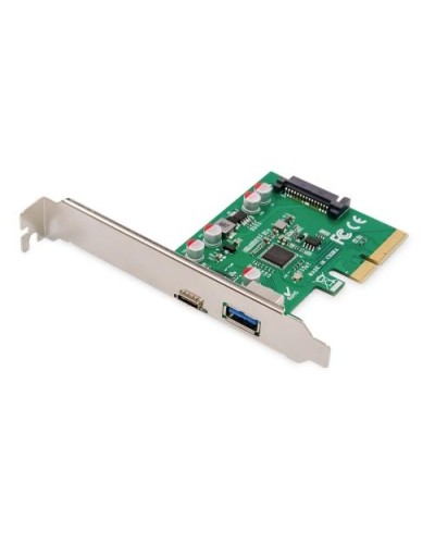 SCHEDA PCI-EXPRESS USB Type-C. + USB-A DIGITUS DS30225