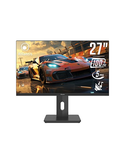 ATLANTIS LED Monitor 27" Wide A05-HX27IFD-HCM IPS 1920x1080 100Hz 5ms 270cd/m² 1000:1 2x2W Speakers Adjustable Height PIVOT HDMI