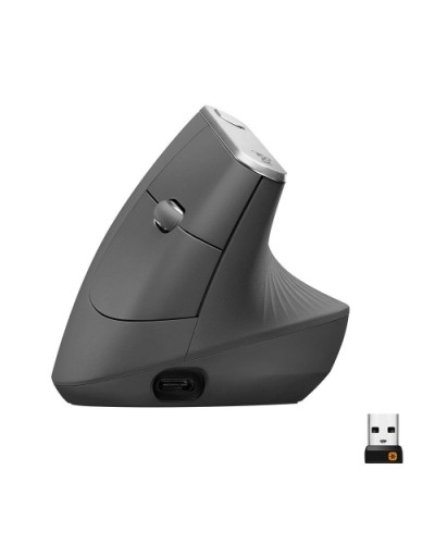 LOGITECH MX Vertical Advanced Ergonomic Mouse Wireless+Bluetooth 4000 DPI 6 BUTTONS 910-005448