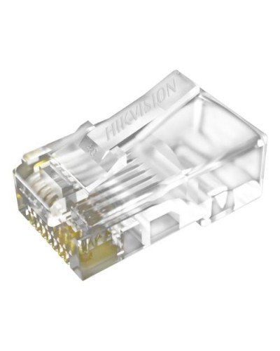 HIKVISION RJ45 CAT6 UTP Connectors (100 Pack) Gold Plated - DS-1M6UA-15U