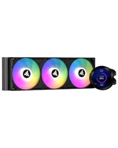 ITEK ARCTIC SPHERE V2 - 360mm ARGB Liquid Cooler with 2.8" LCD Screen and PWM Fans
