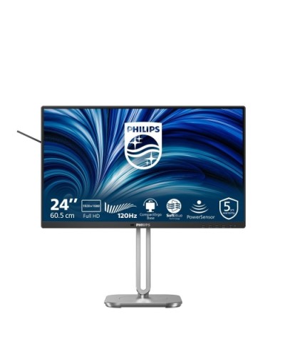MONITOR PHILIPS LED 23.8"Wide 24B2N4200/00 IPS 1920x1080 4ms 300cd/mq 1.500:1 2x2W MM Reg.H PIVOT VGA HDMI DP USB-C (solo dati)
