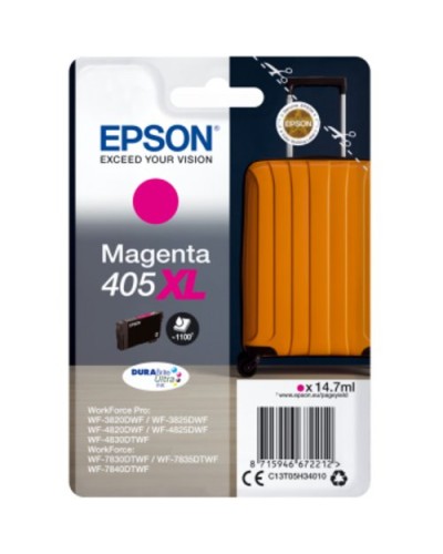 EPSON 405XL Magenta Ink Cartridge C13T05H34010 (Trolley) - WF-3820DWF, WF-3825DWF, WF-4820DWF, WF-4830DTWF, WF-3640DTWF, WF-7830