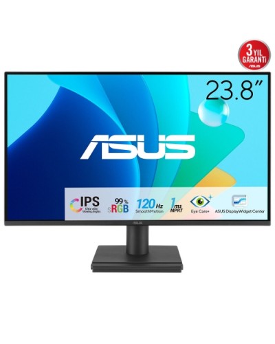 MONITOR ASUS LED 23.8" Wide VA249HG IPS 1920x1080 120Hz 1ms 300cd/m² 1500:1 VGA HDMI DP