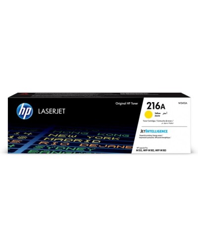 HP W2412A N.216A Yellow Toner Cartridge (850 Pages) - LaserJet M183FW M182N