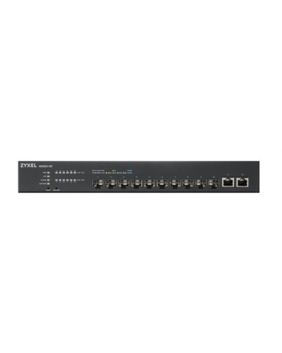 ZYXEL XS1930-12F Switch: 8-Port 10GbE SFP+, 2-Port MultiGigabit, IPv6, VLAN, QoS, IGMP, Static Routing, Rack-Mountable
