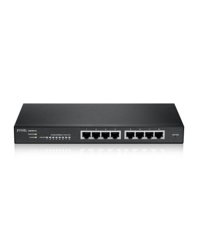 ZYXEL SWITCH - NebulaFlex Web Managed 8-Port Gigabit - IPv6, VLAN Support - Fanless Design, Desktop GS1915-8-EU0101F