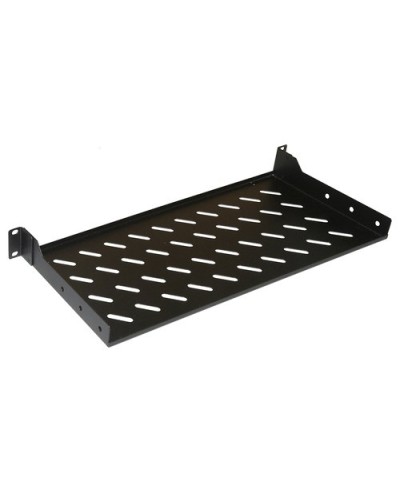 19" 1U Rack Shelf 200mm Deep Universal Black LKRIP200N