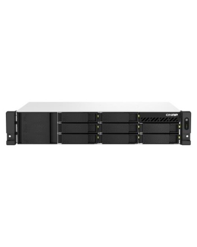 QNAP TS-864eU-RP-8G 2U Rackmount NAS 8-Bay 3.5"/2.5" SATA 2x2.5GbE 2xUSB3.2 8GB RAM 1xHDMI Intel Celeron N5105/N5095 4-Core 2x30