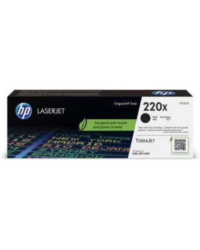HP W2200X (220X) Black Toner Cartridge 7,500 Pages - Compatible with M4302fdw, M4302dw, M4302fdn, M4202dn, M4202dw