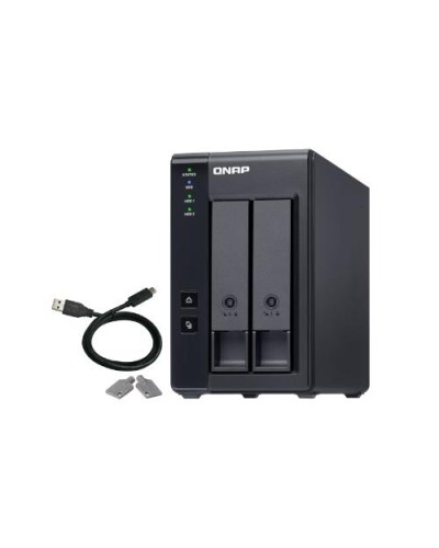 QNAP TR-002 Dual-Bay USB 3.1 Type-C RAID Expansion Enclosure