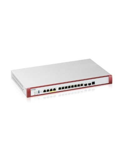 ZYXEL USGFlex 100H Security Gateway Firewall - 50 IPSec/L2TP, 25 SSL VPN, 8xLAN, Fanless, +1Y Security Pack (up to 25 Users)