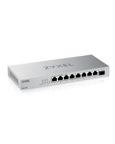 ZYXEL XMG-108 8-Port 2.5GbE Unmanaged Switch with 10GbE SFP+ Uplink - Desktop / XMG-108-ZZ0101F