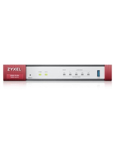 ZYXEL USGFLEX 50HP SECURITY GATEWAY FIREWALL, 1xGbE PoE WAN/LAN, 4xGbE, VPN, 1Y Security Pack, 10 Users