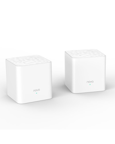 TENDA NOVA MW3 2PACK WIRELESS DUAL BAND AC1200 WHOLE HOME MESH WiFi SYSTEM up to 300m Coverage, MU-MIMO, QoS