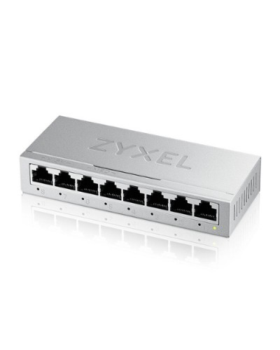 ZYXEL GS-108B v5 8-Port Gigabit Unmanaged Desktop Switch - Metallic Case