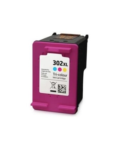 HP 302XL Compatible Ink Cartridge Tri-Color 3x6ML for 1110 2130 3630 3636 4520 3830 3831 3834 3835 4650 4527 4657 5230