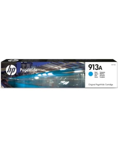 HP PageWide F6T77AE N.913A Cyan Ink Cartridge for HP 477DW 452DW 377DW