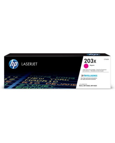 HP CF543X No. 203X Magenta Toner Cartridge 2,500 Pages for LaserJet M254NW M254DW M280NW M281FDN M281FDW