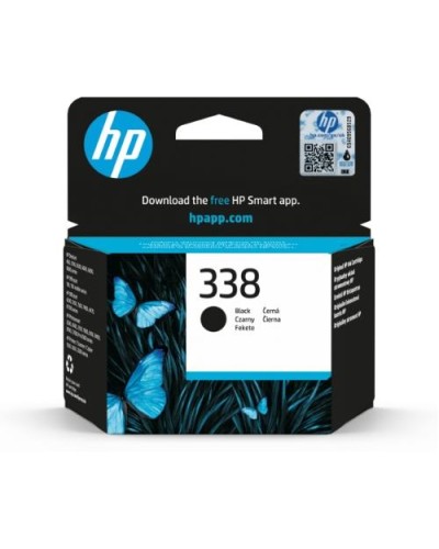 HP 338 Black Ink Cartridge C8765EE 11ml - Compatible with DJ-460 DJ-5740 DJ-6540 DJ-6620 OJ-6215 PSC-1510 PSC-1610 PSC-2355 PS-8