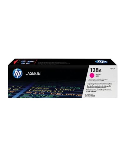 HP CE323A 128A Magenta Toner 1300 Pages, CM1415 CM1415FN CM1415FW CP1525N CP1525NW Compatible