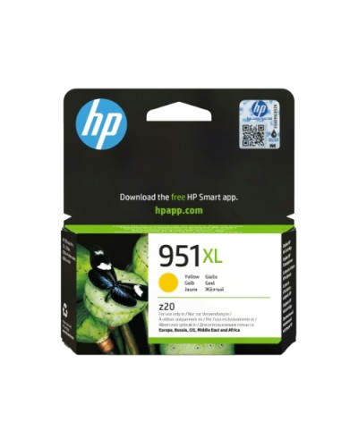 HP CN048AE N.951XL Yellow Ink Cartridge (1,500 Pages) - OJ-8100/8600 Series