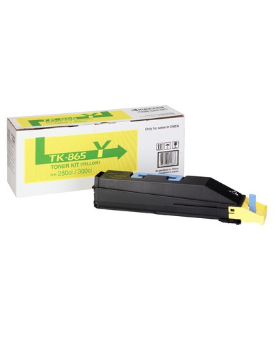 KYOCERA 1T02JZAEU0 Yellow Toner 12,000 Pages for TK-865Y