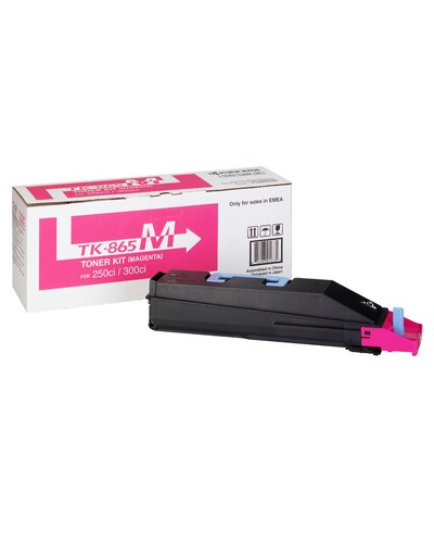 KYOCERA 1T02JZBEU0 Magenta Toner 12,000 Page Yield for TK-865M