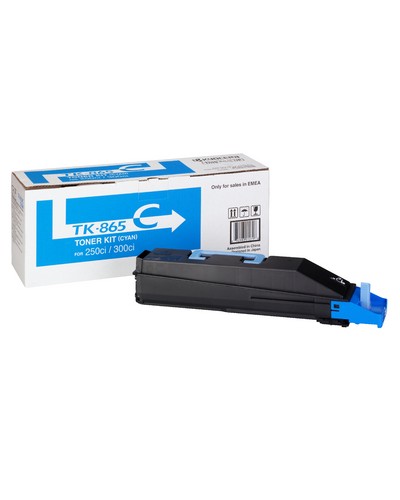 KYOCERA 1T02JZCEU0 Cyan Toner 12,000 Page Yield for TK-865C