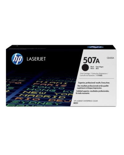 HP CE400A 507A Black Toner 5,500 Pages X M551N M551DN M570