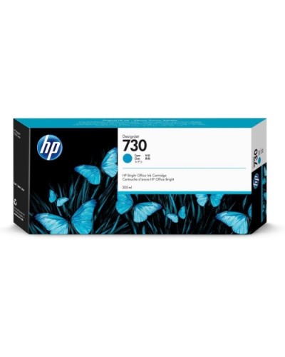 HP P2V68A Cyan Ink 330ML for T1600 T1600dr T1700 T1700dr T2600 T2600dr