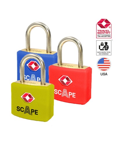 Verrouillage des clés Scape Travel TSA-385 Métal Rectangulaire