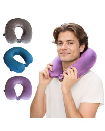 Travel pillow Scape Travel Blue Grey Lilac