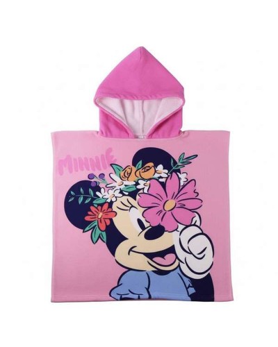 Frottéhandtuch mit Kapuze Minnie Mouse Rosa 55 x 77 cm