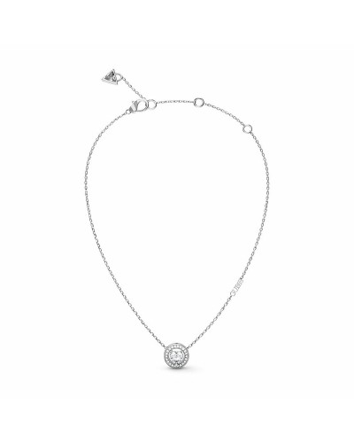 Ketting Dames Guess JUBN04667JWRHT-U 45 cm Zilverkleurig