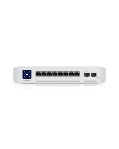 UBIQUITI SWITCH USW-Enterprise-8-PoE 8-Port Gigabit PoE+ 120W Budget + 2-Port 10G SFP+ L3
