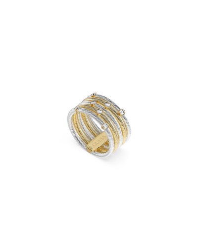 Ladies' Ring Guess JUBR05388JWYGRH58 Golden 18