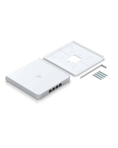UBIQUITI U6 Enterprise In-Wall Wireless Access Point - UniFi, 3P RJ45, 2.5 GbE, WiFi 6E, 4x4 MIMO, 600+ Client Capacity - U6-Ent