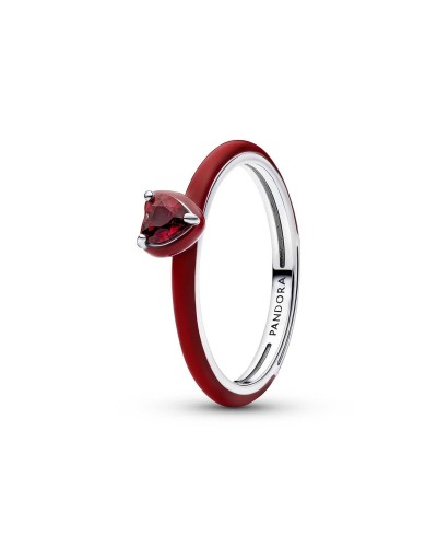 Anillo Mujer Pandora 193088C05-50 10 Rojo