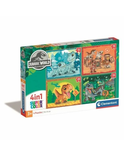 Puzzel Clementoni Jurassic World (4 Stuks)