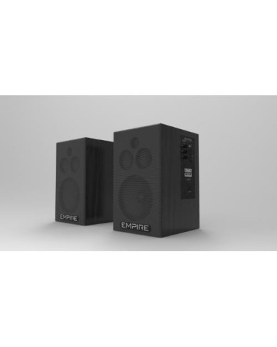 EMPIRE HS.290 BLACK 2.0 Audio System - 145+145W RMS, RCA + XLR Input, 8" Bass Reflex Woofer