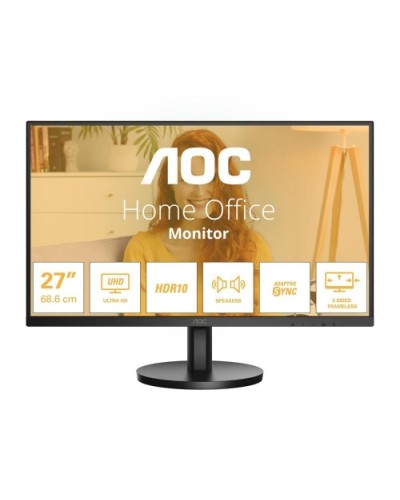 MONITOR AOC LED 27"Wide U27B3A IPS 3840x2160 4ms 300cd/mq 1.000:1 2x2W MM 2HDMI DP