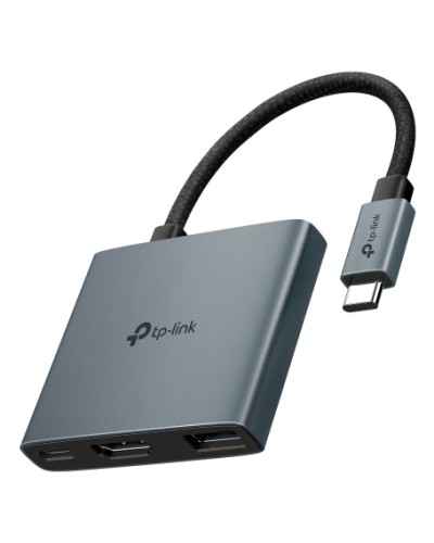 ADATTATORE TP-LINK 3 in 1 UH3020C da USB-C a 3 porte con HDMI 4K@60Hz, PD 100W e 1 porta dati USB-A