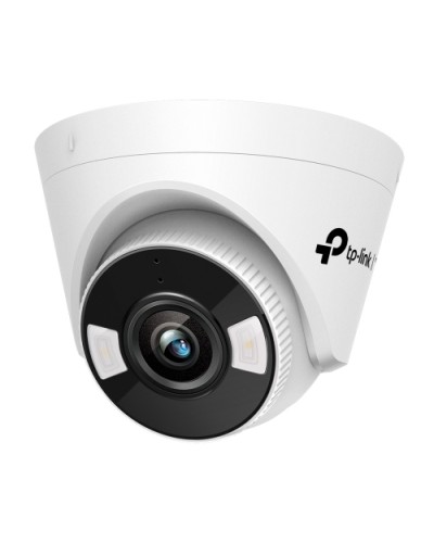 TP-Link VIGI C440-W (4mm) Full-Color Turret Camera - Fixed 4mm Lens - PoE/12V, Built-in Mic & Speaker, MicroSD Slot