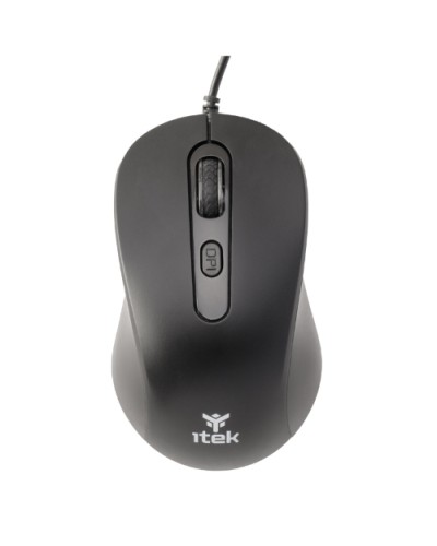 ITEK USB Mouse "CLK C01" Optical, 3600DPI, 4 Buttons Silent Switch - ITMOCLKC01